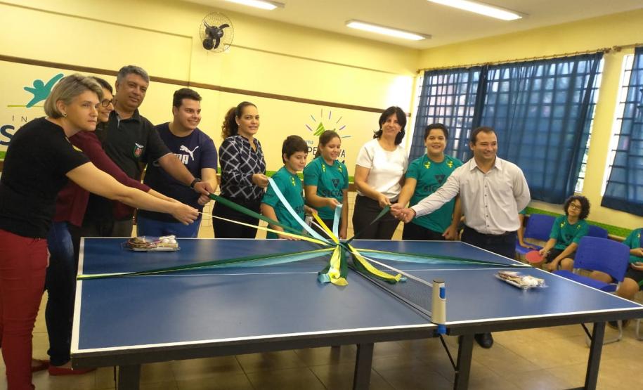 PARCERIA GARANTE INCENTIVO PARA TÊNIS DE MESA DE CAFELÂNDIA PARCERIA GARANTE INCENTIVO PARA TÊNIS DE MESA DE CAFELÂNDIA